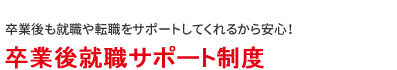 １０年就職サポート制度